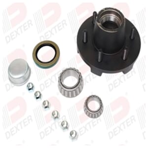 Dexter® Heavy Duty 6-5.5" Hub with Parts for 5,200 lbs. to 6,000 lbs. Trailer Axles - K08-213-9C