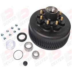 Dexter® 8,000 lbs. Oil Hub and Drum 9/16" Studs with Parts and 60 Degree Cone Nuts - K08-285-92