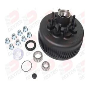 Dexter® 8,000 lbs. Oil Hub and Drum 5/8" Studs with Parts and Flange Nuts - K08-285-93
