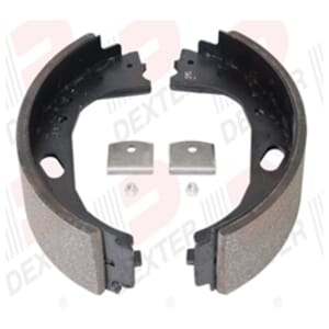 Replacement Electric Brake Shoes for 7,200 lbs. Dexter® 12 1/4" x 2 1/2" with Stamped Backing Plate - K71-410-00