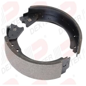 Replacement Left Hand Electric Brake Shoe Kit for Dexter® 12 1/4" x 2 1/2" 7,200 lbs. Trailer Axle with a Cast Backing Plate - K71-497-00