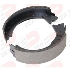 Replacement Right Hand Electric Brake Shoe Kit for Dexter® 12 1/4" x 2 1/2" 7,200 lbs. Trailer Axle with a Cast Backing Plate - K71-496-00