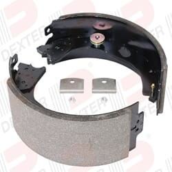 Dexter 12 1/4" x 4" electric brake (10K HD) Left Hand Shoe Kit - K71-051-00