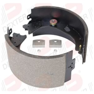 Dexter 12 1/4" x 5" electric brake (12k-15k) Left Hand Shoe Kit - K71-053-00