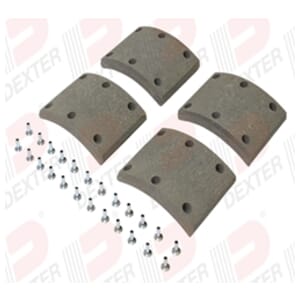 Dexter 12 1/4" x 4" Air Brake Pads - K71-102-00