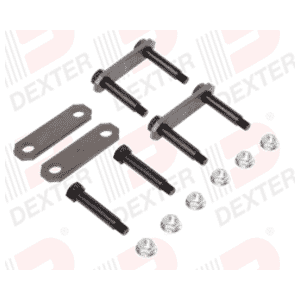 Dexter® Shackle Kit for Trailer Axle with Double Eye Springs - K71-403-00