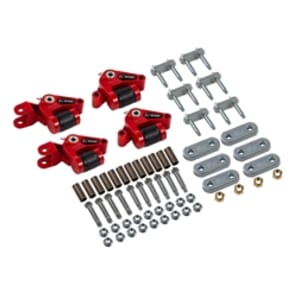 Dexter® 6,000 lbs. Maximum, Triple 33" Axle Spacing, 1³⁄₄" Double Eye Springs, Wet Bolts, Bronze Bushings & Heavy-Duty Shackles - K71-656-06