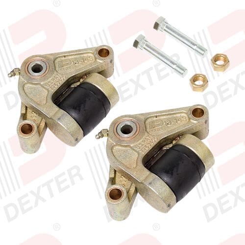 Dexter® 6K maximum capacity, tandem 33" axle spacing, 1³⁄₄" double eye springs - K71-654-00