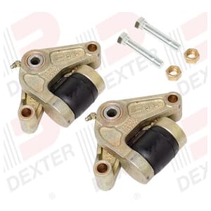 Dexter® 6K maximum capacity, tandem 33" axle spacing, 1³⁄₄" double eye springs - K71-654-00