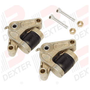 Dexter® 6K maximum capacity, tandem 33" axle spacing, 1³⁄₄" double eye springs - K71-654-00
