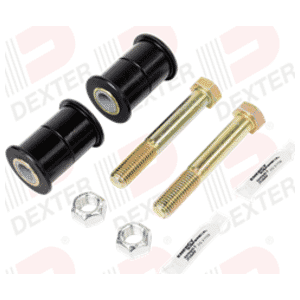 Front pivot bushing replacement kit for one Airflex axle - K71-734-00