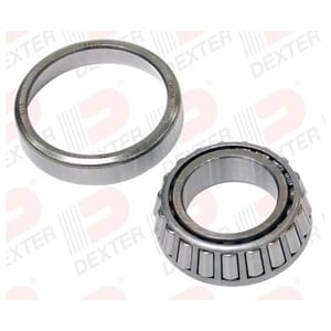 Dexter 7" hub inner and outer, 10" x 1¹⁄₂" outer and 10" x 2¹⁄₄" outer, L44610 / L44649 - K71-306-00