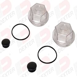 Fits Dexter 6 bolt and utility hubs, 2⁵⁄₈"-12 thread - K71-747-00