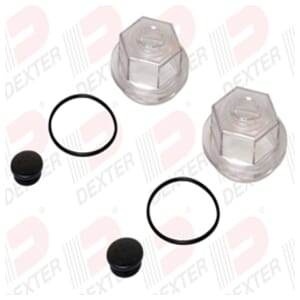 Fits Dexter 6 bolt and utility hubs, 2⁵⁄₈"-12 thread - K71-747-00