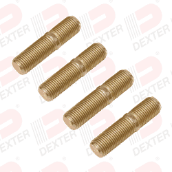 Dexter Replacement Wheel Stud Replaces ¹⁄₂"-20 hub thread, ¹⁄₂"-20 nut thread (2.2K) - K71-407-00