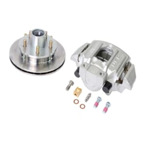 UFP Disc Brake axle Kit, 3,750 lbs., Zinc/Stainless steel Hub & Rotor, Aluminum Caliper - K71-079-02