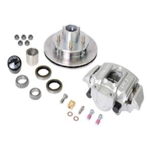 UFP Disc Brake Wheel End Kit, 3,750 lbs., Zinc/Stainless steel Hub & Rotor, Aluminum Caliper - K71-079-05