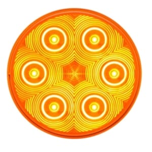 Optronics FLEET Count™ 4” Round Sealed Amber Parking/Rear Turn Signal - STL13ABK