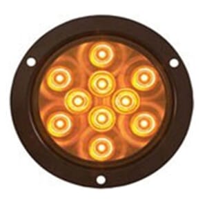 Optronics 4” Round Sealed LED Yellow Parking/Turn Signal - STL42ABK