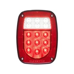 Optronics FLEET Count LED Red Combination Taillight 18 Diodes Driver Side w/3-LED license light - STL61RLB