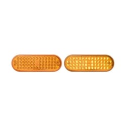 Optronics 6” Oval Sealed LED Yellow Parking/Turn Signal (56 Diodes) - STL70ABK