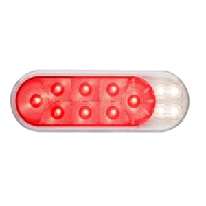 Optronics FUSION ™ 6” Oval Sealed LED Stop/Turn/Tail/Back-Up Light - STL211XRBK