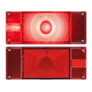 Optronics ONE™ LED Low Profile Marine Driver Side Taillight w/LED License Light - STL0017RB