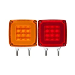 Optronics GloLight ® LED Dual Face Pedestal Mount Passenger Side Light - STL153ARPBB