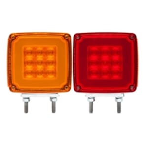 Optronics GloLight ® LED Dual Face Pedestal Mount Passenger Side Light - STL153ARPBB