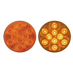 Optronics 4” Round Sealed Yellow LED Parking/Turn Signal (10 diodes) - STL43ABK
