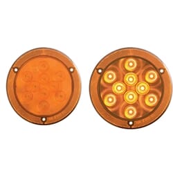 Optronics 4” Round Sealed LED Parking/ Turn Signal Light with Reflex Mounting Flange - STL43ABXK