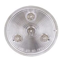 Optronics Clear Lens Amber 2.5” Round Sealed LED Marker/Clearance Light - MCL57ACBK