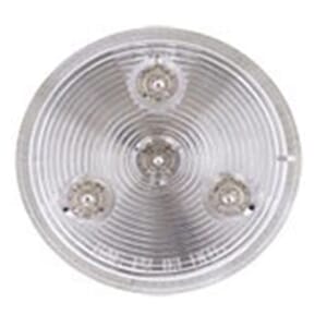 Optronics Clear Lens Amber 2.5” Round Sealed LED Marker/Clearance Light - MCL57ACBK