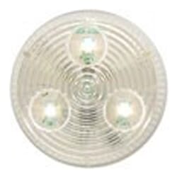 Optronics Clear Lens Amber 2” Round Sealed LED Marker/Clearance Light - MCL55ACBK