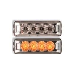 Optronics Clear Lens Amber Miro-Flex™ Thin Line Sealed LED Marker/Clearance Light  - MCL63CABK