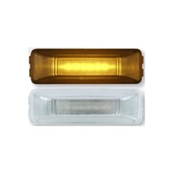 Optronics Clear Lens Amber Thin Line Sealed LED Marker/Clearance Light  - MCL65CABK