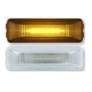 Optronics Clear Lens Amber Thin Line Sealed LED Marker/Clearance Light - MCL65CABK