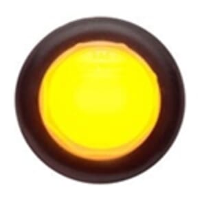 Optronics Amber GloLight™ Uni-Lite™ 3/4”LED Non-Directional Marker/Clearance Light - MCL110ABK