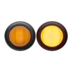 Optronics Amber GloLight™ Uni-Lite™ 3/4” Sealed LED Marker/Clearance Light - MCL111ABK