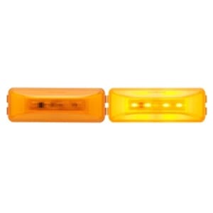 Optronics Amber GloLight ® Thinline Sealed LED Marker/Clearance Light - MCL165ABK