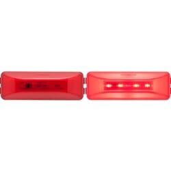 Optronics Red GloLight ®  Thinline Sealed LED Marker/Clearance Light - MCL165RBK