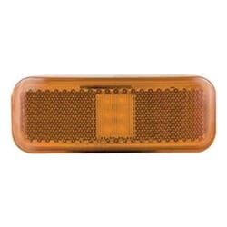 Optronics Amber Rectangular Thin Line LED Marker/Clearance Light 2 Diodes - MCL40AB