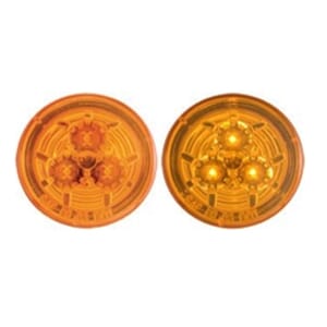 Optronics Amber Miro-Flex™ 2.5” Round Sealed LED Marker/Clearance Light - MCL51ABK