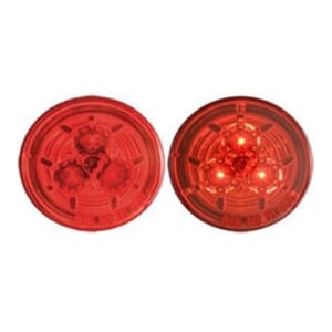 Optronics Red Miro-Flex™ 2.5” Round Sealed LED Marker/Clearance Light - MCL51RBK
