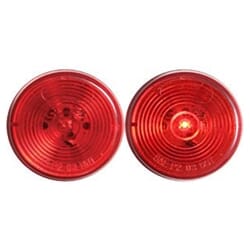 Optronics FLEET Count™ 2” Round Sealed Red LED Marker/Clearance Light - MCL56RBK