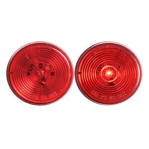 Optronics FLEET Count™ 2” Round Sealed Red LED Marker/Clearance Light - MCL56RBK