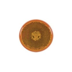 Optronics 2.5” Round Sealed Amber LED Marker/Clearance Lights with Reflex - MCL59ABK