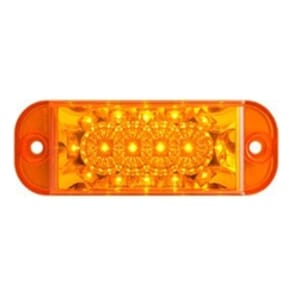Optronics Amber LED Surface MountMarker/Clearance Light - PC Rated - MCL73AB
