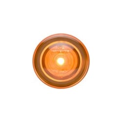 Optronics 3/4" Sealed Amber LED Marker/Clearance Light with Theft-Deterrent Design - MCL11SAK1BK