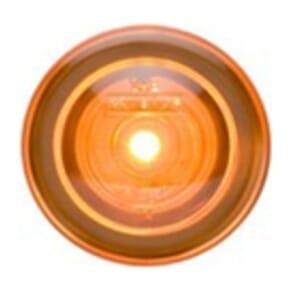 Optronics 3/4" Sealed Amber LED Marker/Clearance Light with Theft-Deterrent Design - MCL11SAK1BK